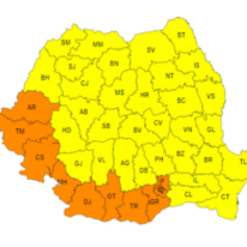 Valul de căldură continuă să afecteze România: avertizări de cod portocaliu și galben
