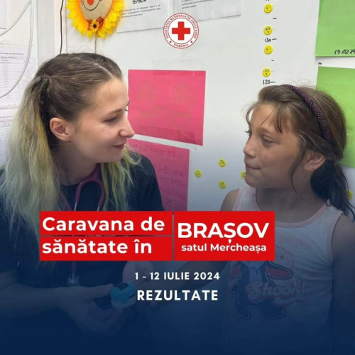 Caravana de Sănătate a Crucii Roșii ajunge la Mercheasa