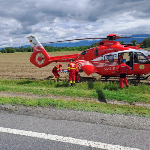Accident rutier pe DJ 112 între Codlea și Vulcan