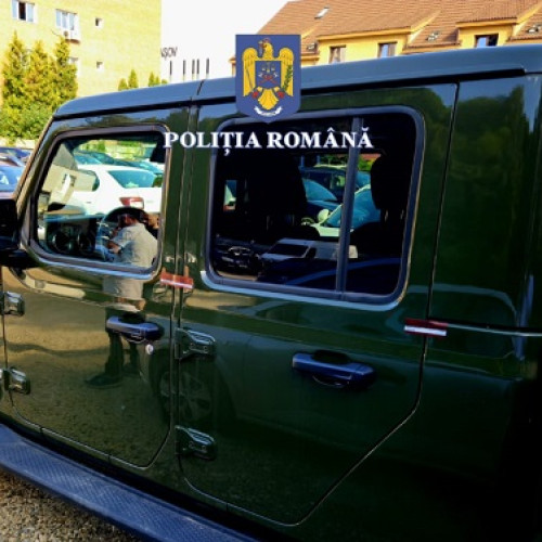 Poliția din Brașov a imobilizat un vehicul furat din Belgia