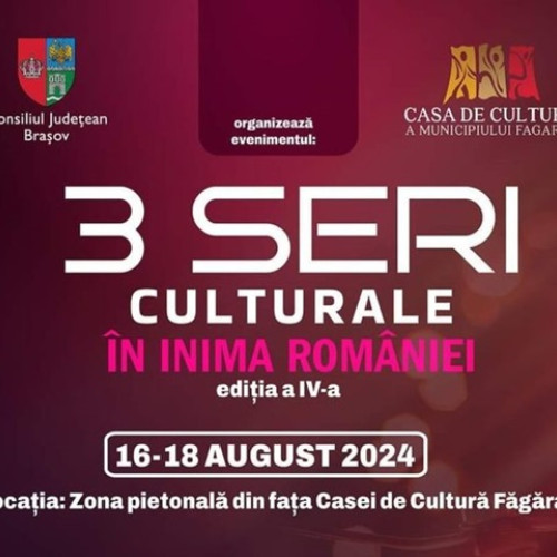 Trei seri culturale în inima României, la Făgăraș