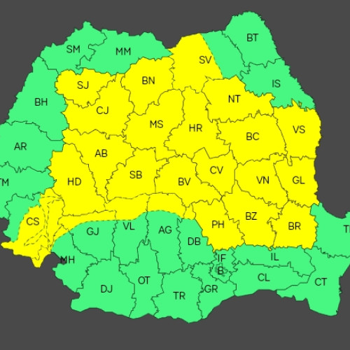 Alertă meteorologică: instabilitate atmosferică între 27 și 28 august