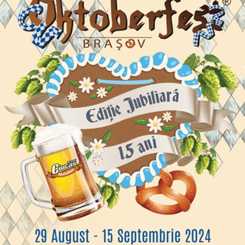 Oktoberfest Brașov 2024 va celibra 15 ani de tradiție bavareză