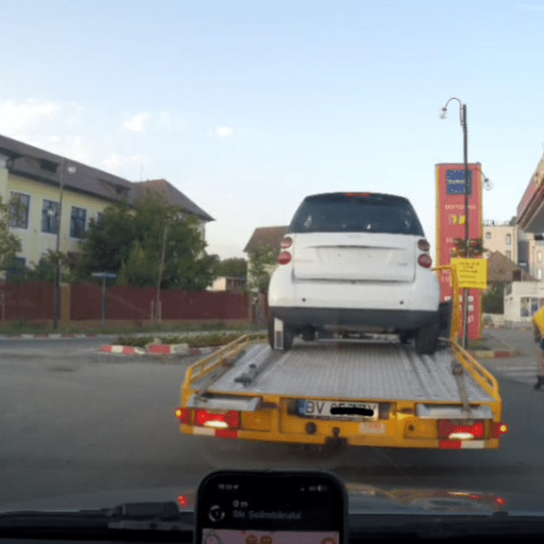 Bătăi în trafic la Cisnădie, judetul Sibiu