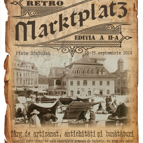 Retro Marktplatz va recrea Brașovul de acum 100 de ani în Piața Sfatului