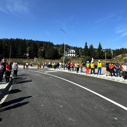 Podul de pe Bulevardul Libertății din Predeal, redeschis cu două luni mai devreme