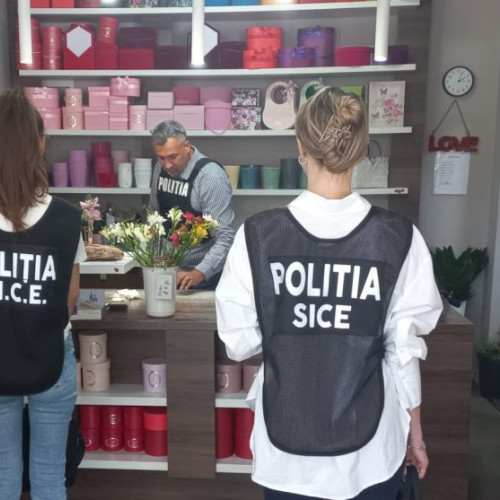 Poliția din Brașov a verificat comercianții de flori în prima zi de școală