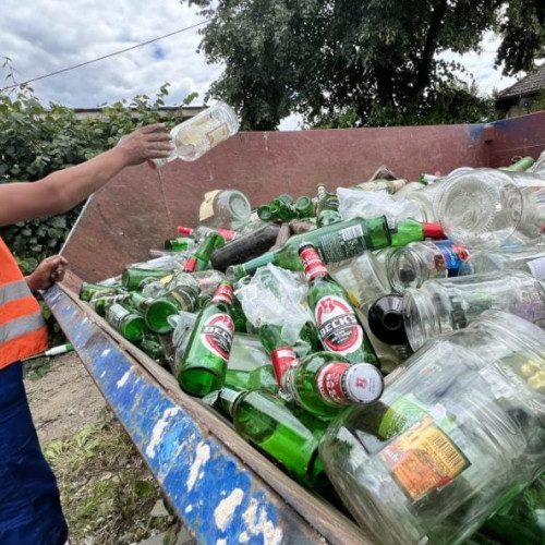 Campanie de colectare a sticlei în Sfântu Gheorghe: aproape 20 de tone strânse