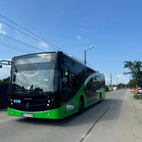 Autobuzele de pe linia 24 vor circula pe un traseu deviat mâine