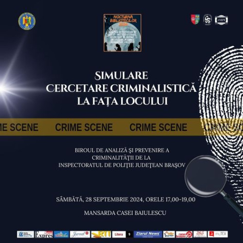 Prezentare despre cercetarea criminalistică la Brașov