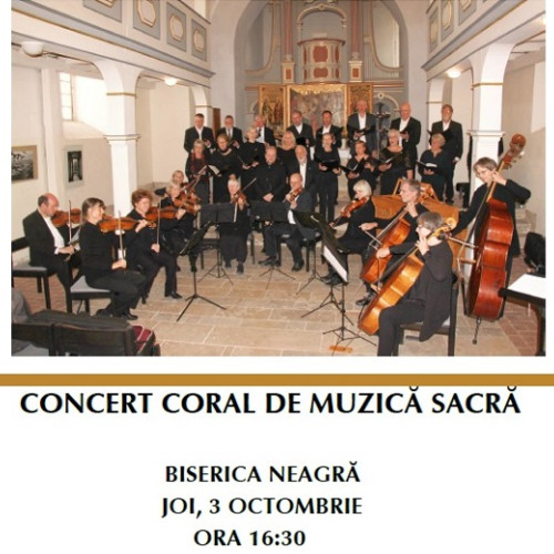 Concert coral de muzică sacră la Biserica Neagră din Brașov