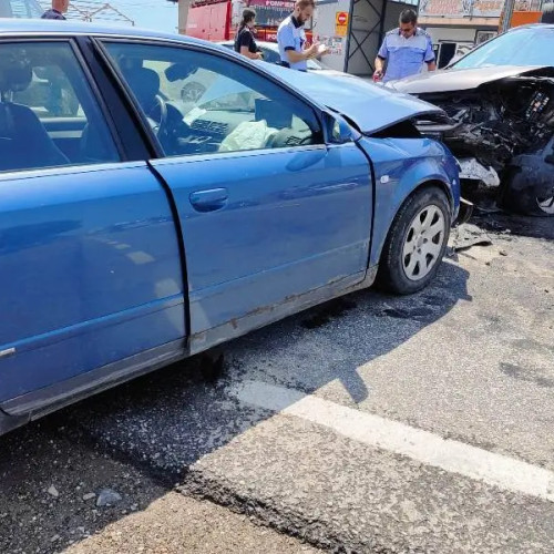 Accident rutier în Brașov, cu pagube materiale