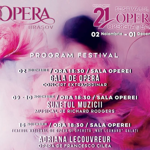 Gala de operă la Sala Operei din Brașov