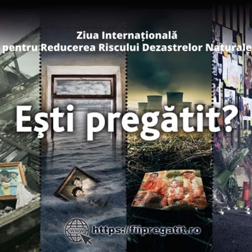 ISU Brașov organizează activități de Ziua Internațională pentru Reducerea Riscurilor Dezastrelor Naturale