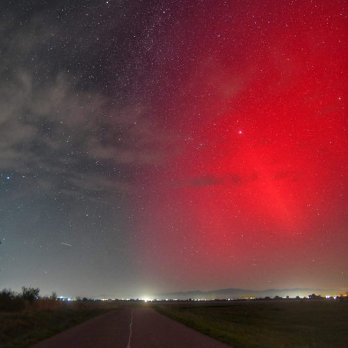 Furtuna geomagnetică aduce aurora boreală în Brașov