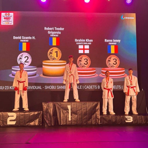 Rareș Ieney câștigă medalia de bronz la Campionatul European de Karate din Polonia