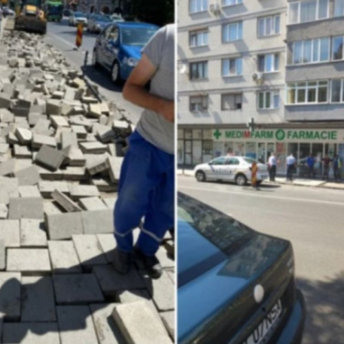 Scandalul reabilitării trotuarului de pe strada Iuliu Maniu se încheie cu o sentință a Curții de Apel Brașov