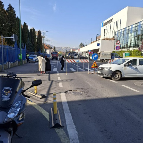 Lucrări de reparații la rețeaua de canalizare pe strada Nicolae Titulescu