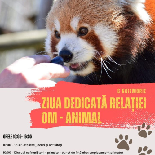 Ziua relației om-animal la Grădina Zoologică Brașov