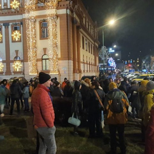 Protest la Brașov împotriva deciziei Curții Constituționale