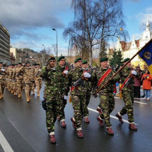 Ceremonie militară și religioasă de Ziua Națională a României în Brașov