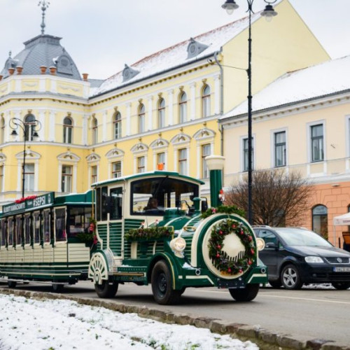 Trenuletul turistic Sepsi Tour din Sfântu Gheorghe, curse speciale pentru sărbătorile de iarnă