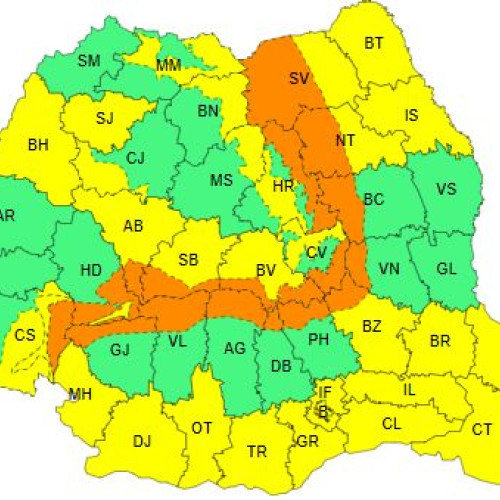 Vreme severă în Carpați și alte regiuni, cu vânt puternic și viscol