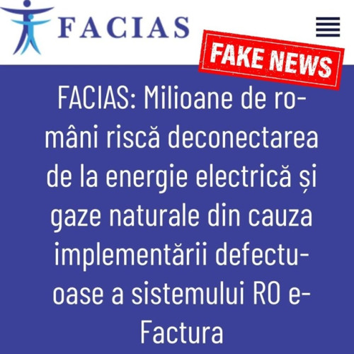 ANAF dezminte informațiile false despre riscurile e-Factura