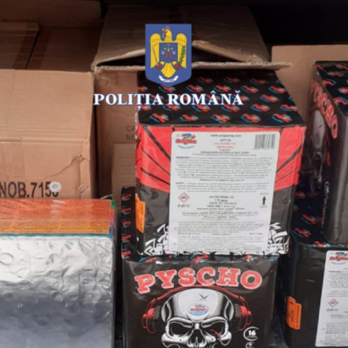 Poliția a descoperit 430 de kilograme de articole pirotehnice destinate vânzării ilegale în Poiana Brașov