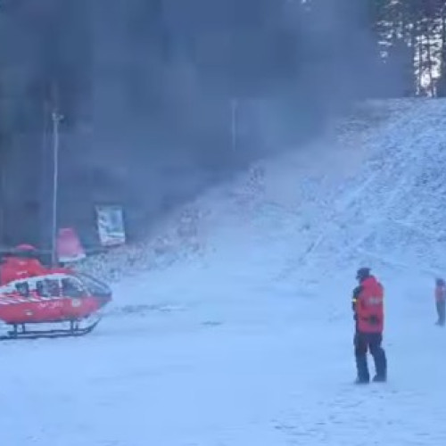 Accident grav pe pârtia de sanie din Bușteni