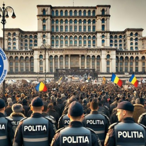 Protest național al sindicaliștilor din poliție împotriva „Ordonanței trenulet”