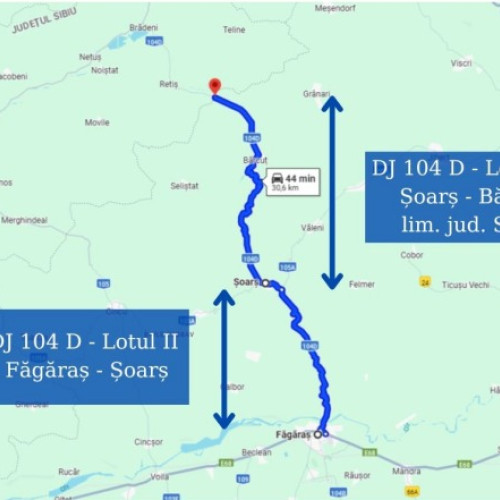 Veste bună pentru locuitorii comunei Soars: se modernizează drumul DJ 104D