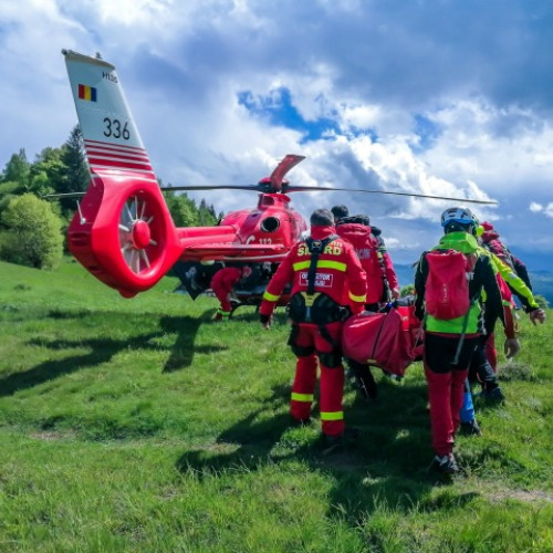 Accident de motocicletă în apropierea Săii Mici a Magurii