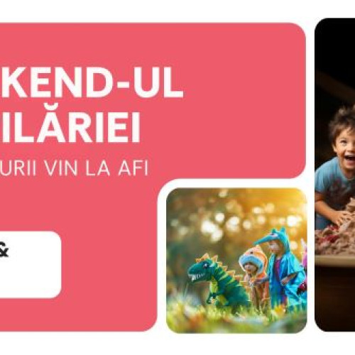 Creaturi preistorice, activități și distracție la AFI Brașov