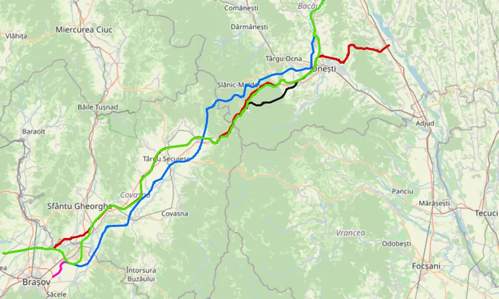 Autoritățile locale din Brașov și Covasna au primit un traseu actualizat pentru autostrada A13