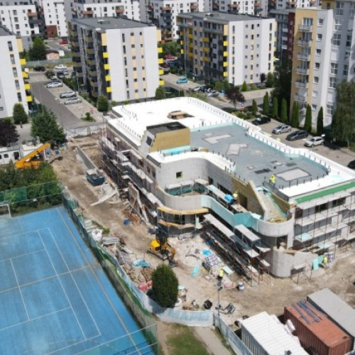 Lucrările la noua grădiniță din cartierul Bartolomeu-Avantgarden progresează rapid