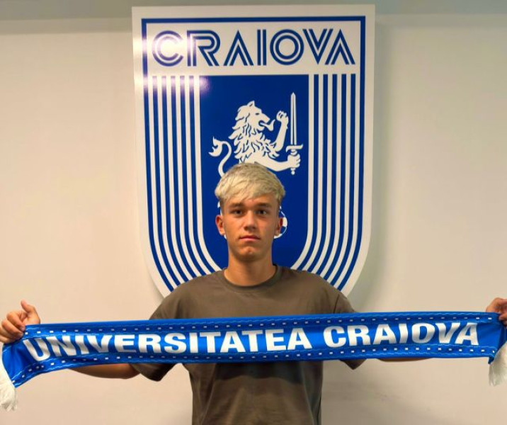 Universitatea Craiova transferă un tânăr mijlocaș de la Kids Tâmpa Brașov