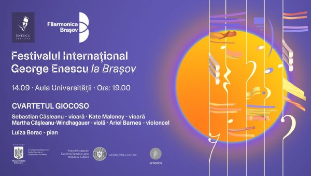 Cvartetul Giocoso, premiat internațional, în turneu și recital în România