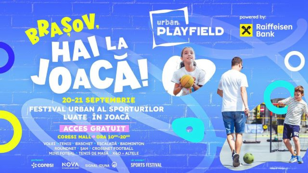 Festivalul Urban Playfield revine la Brașov cu două zile pline de sport și distracție