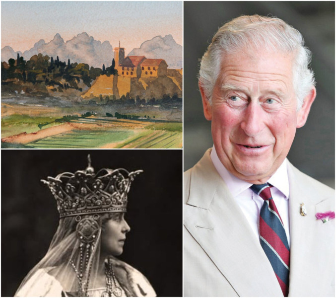 Expoziție la Londra prezintă acuarele ale Reginei Maria și ale Regelui Charles III