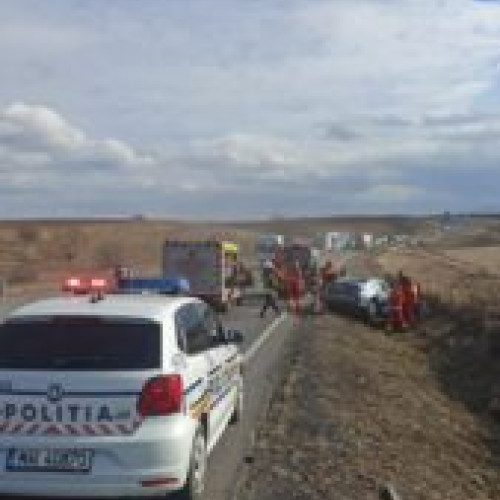 Accident rutier pe DN1 între Șercaia și Perșani - Polițiștii la fața locului pentru investigații și asistență medicală