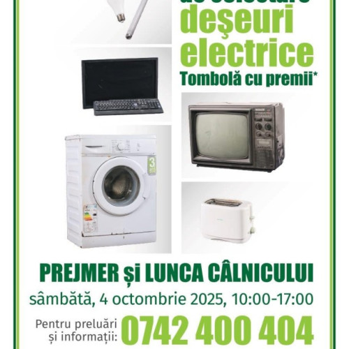 Campanie de colectare a deșeurilor electrice în comuna Prejmer