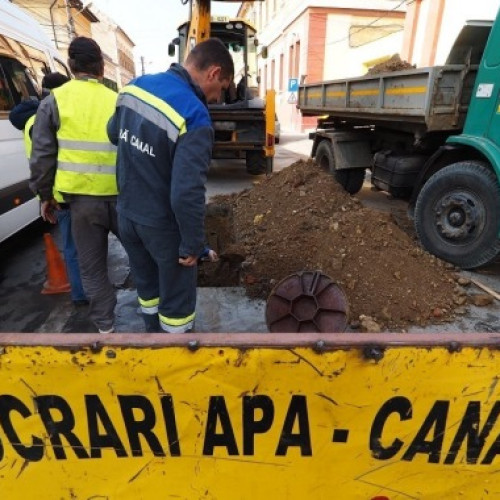 Intervenție programată pentru reparații la conducta de apă pe strada Radu Anton Roman