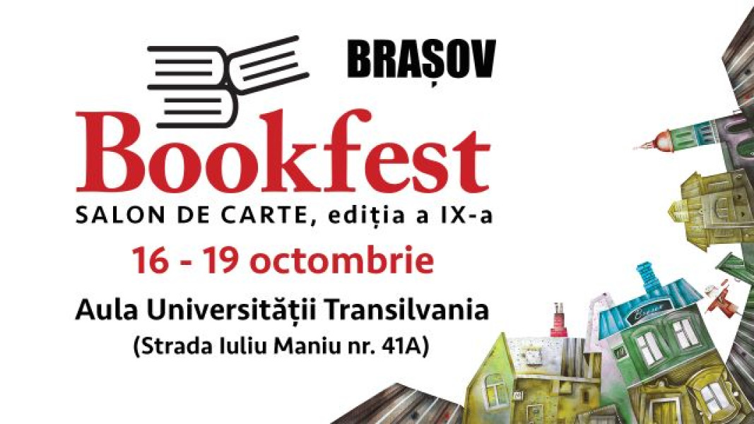 Salonul de carte Bookfest Brașov începe pe 16 octombrie cu lansări și reduceri