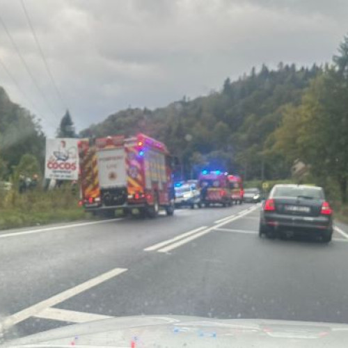 Accident grav pe DN1, la ieșirea din Brașov spre Predeal