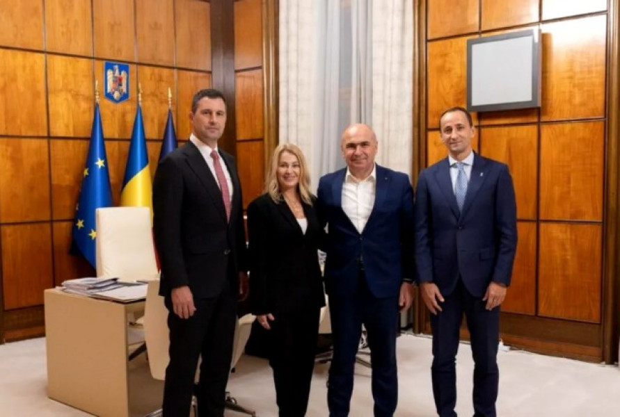 Nadia Comăneci și Mihai Covaliu au discutat cu premierul Bolojan despre anul dedicat gimnasticii