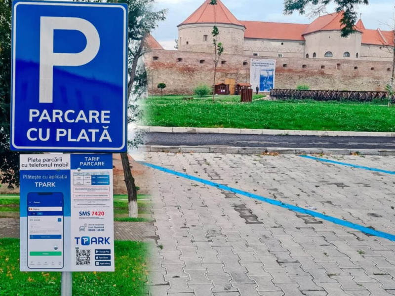 Crește nemulțumirea în Făgăraș față de sistemul de parcare cu plată