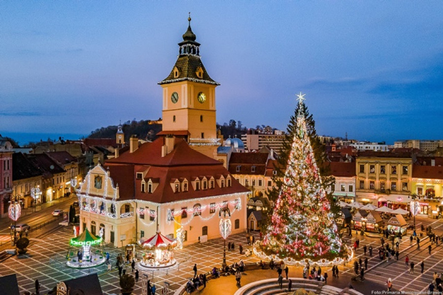 Târgul de Crăciun din Brașov va avea loc între 30 noiembrie 2025 și 11 ianuarie 2026
