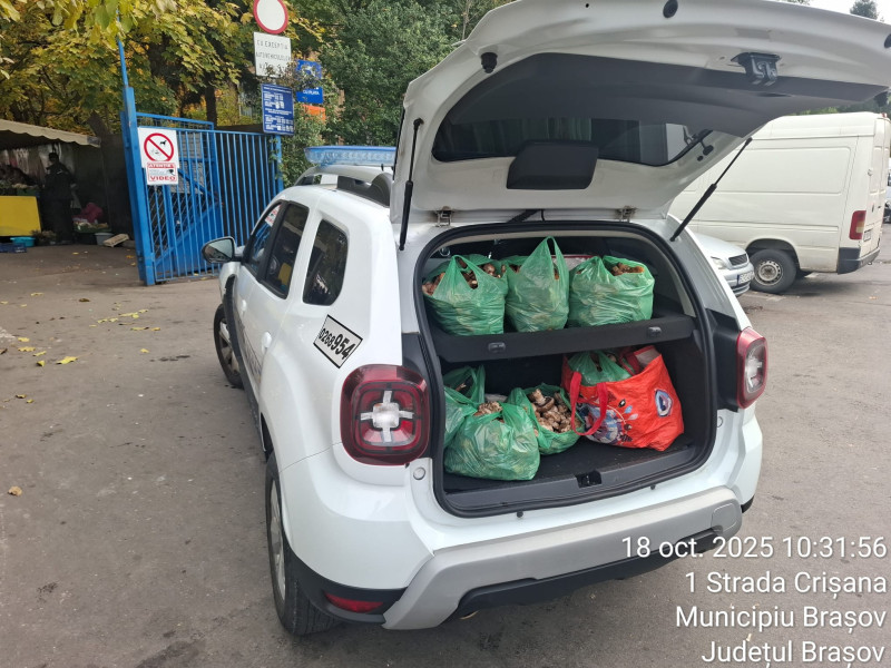 Acțiune a polițiștilor locali din Brașov împotriva comerțului stradal neautorizat