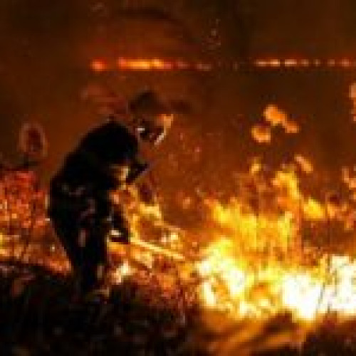 Pompierii din Brașov, intervenții pentru stingerea a 18 incendii de vegetație în 48 de ore